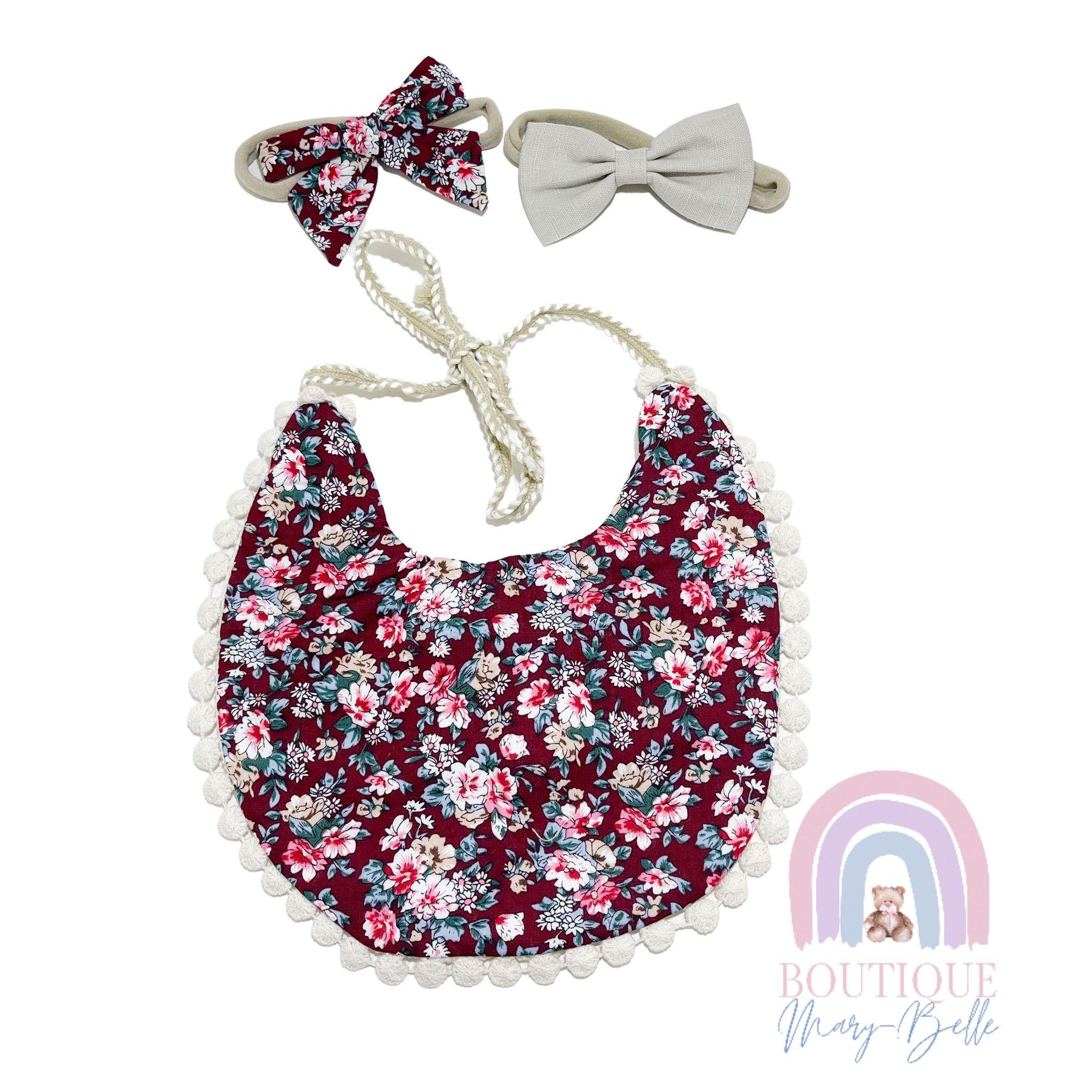 ANIKA BOW & BIB SET