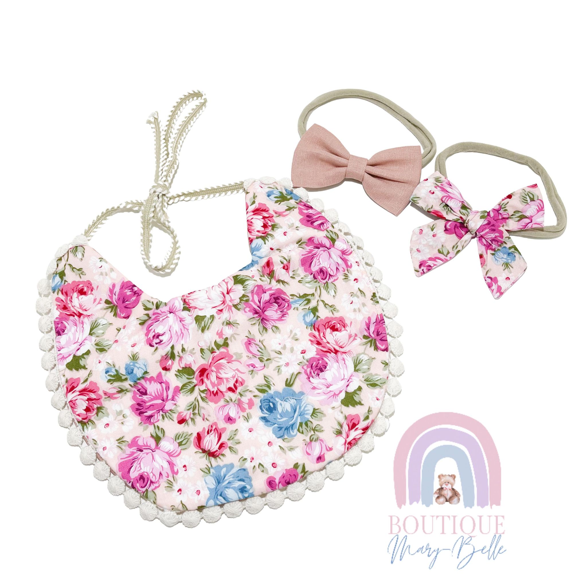 AVA BOW & BIB SET