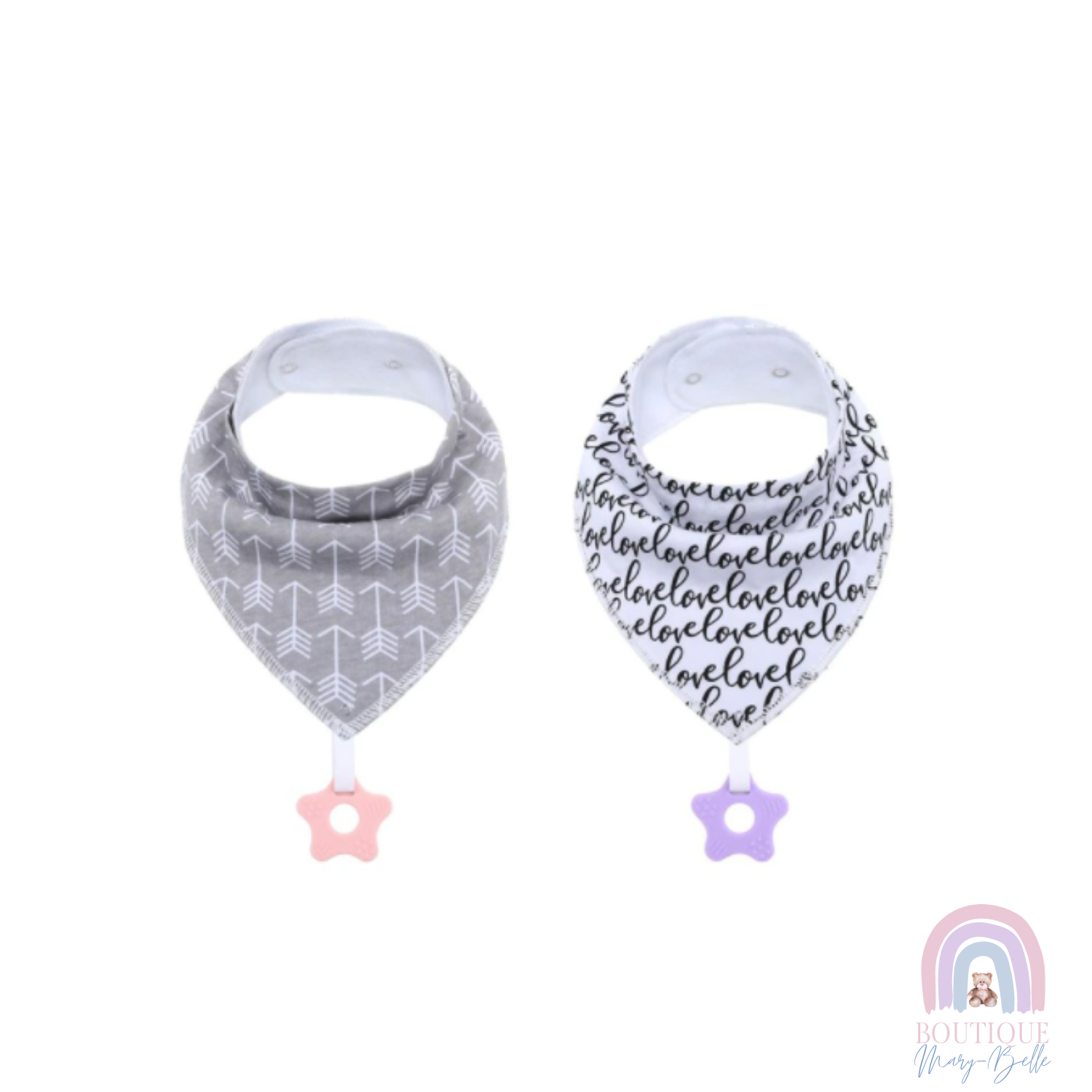 BRODY TEETHER  BIBS X2