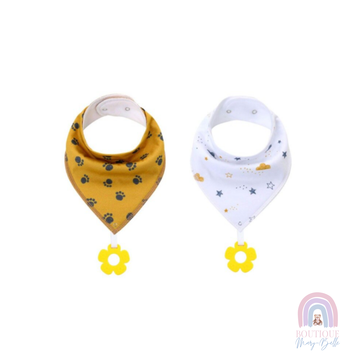 BRODY TEETHER  BIBS X2