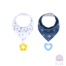 Load image into Gallery viewer, BRODY TEETHER  BIBS X2

