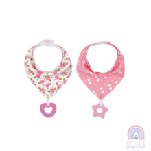 Load image into Gallery viewer, BRODY TEETHER  BIBS X2
