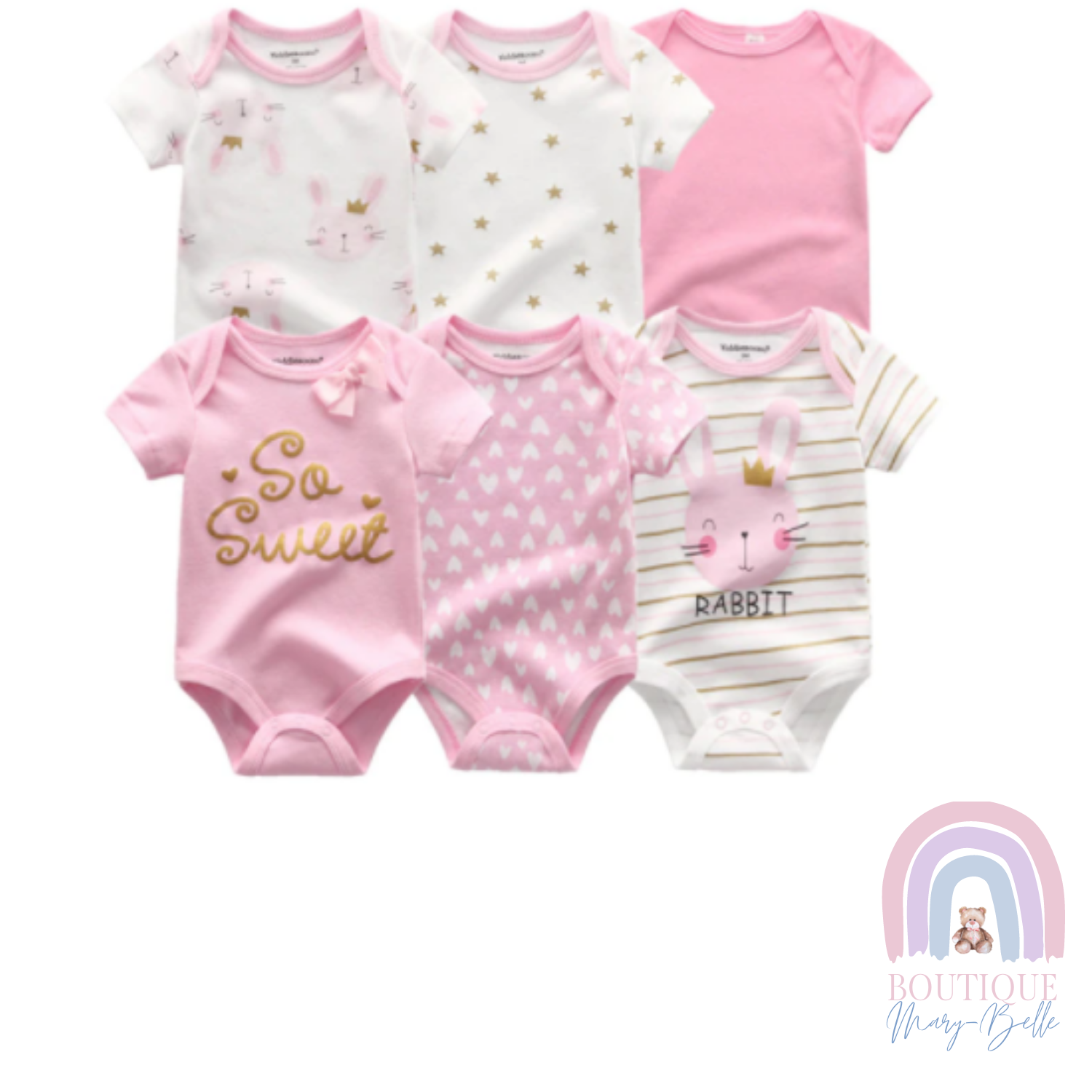 SOLANGE SIX PIECE ROMPER BODYSUIT.