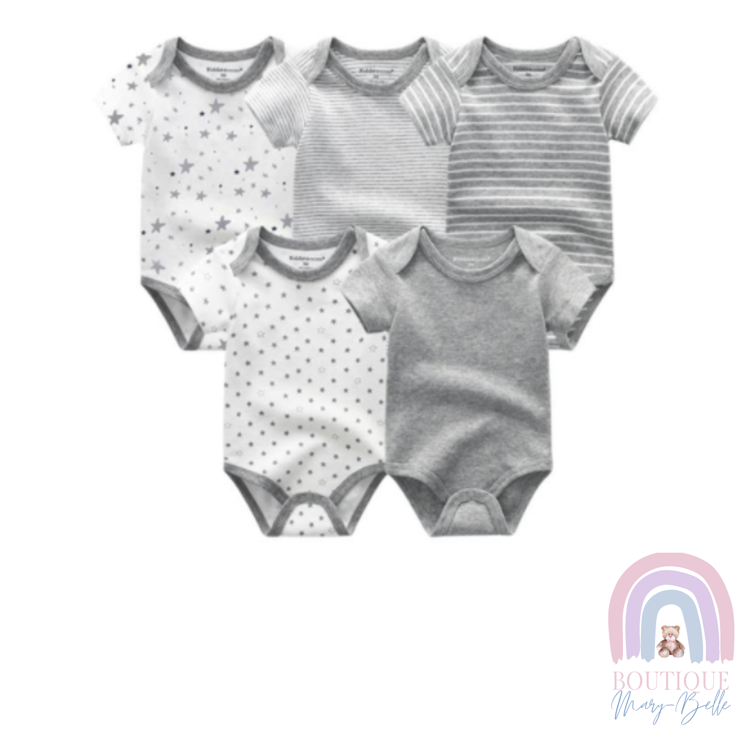 EVAN BODYSUIT/ ROMPERS FIVE PIECE