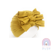 Load image into Gallery viewer, TAHLOULA TURBAN TRIPLE BOWS
