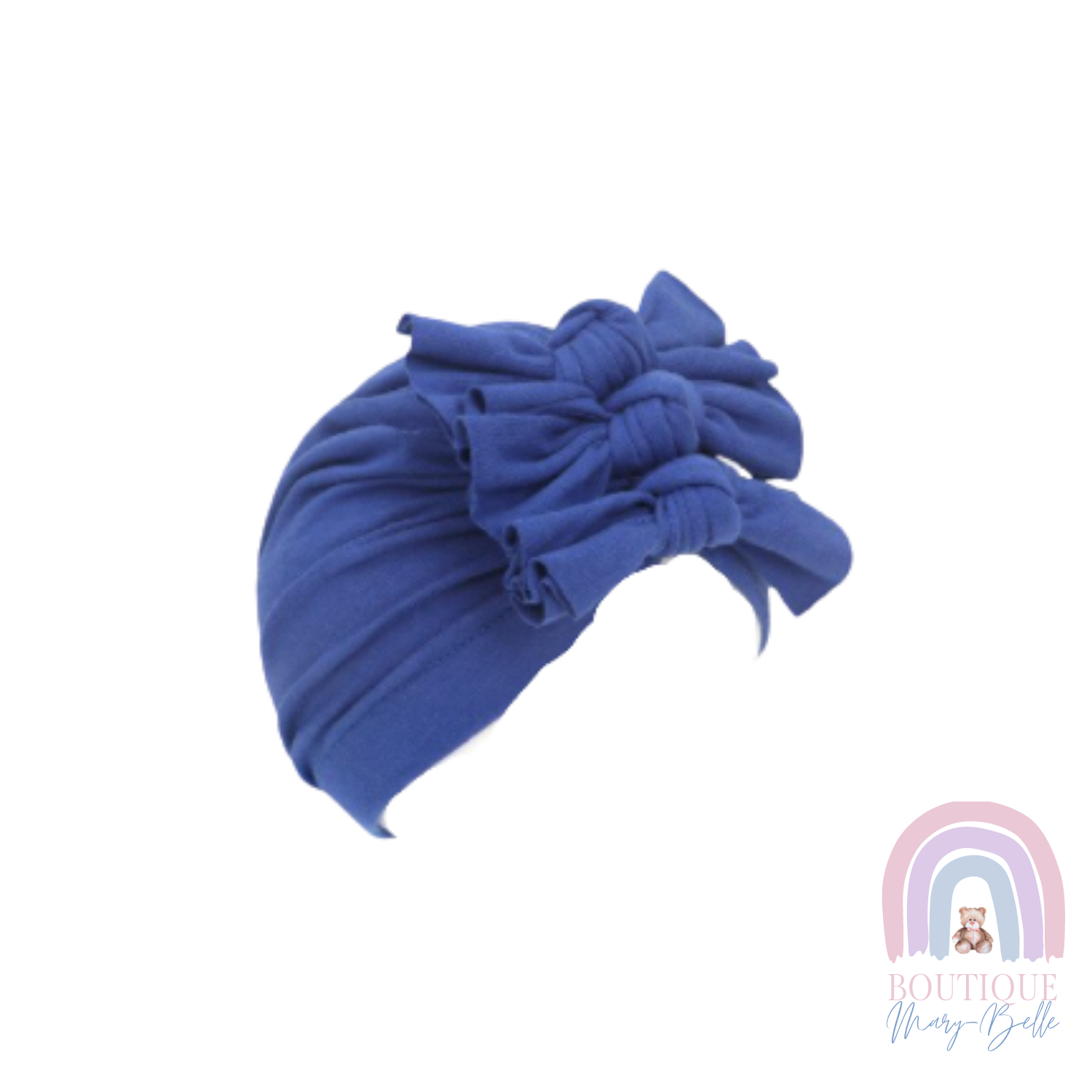 TAHLOULA TURBAN TRIPLE BOWS
