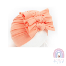 Load image into Gallery viewer, TAHLOULA TURBAN TRIPLE BOWS
