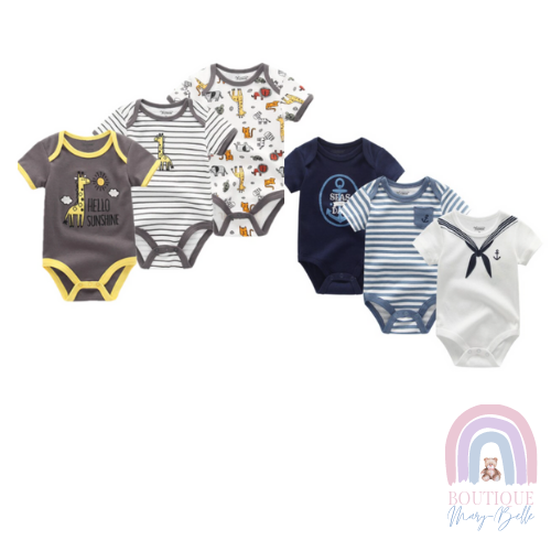 SEBBIE SIX PIECE BODYSUITS.