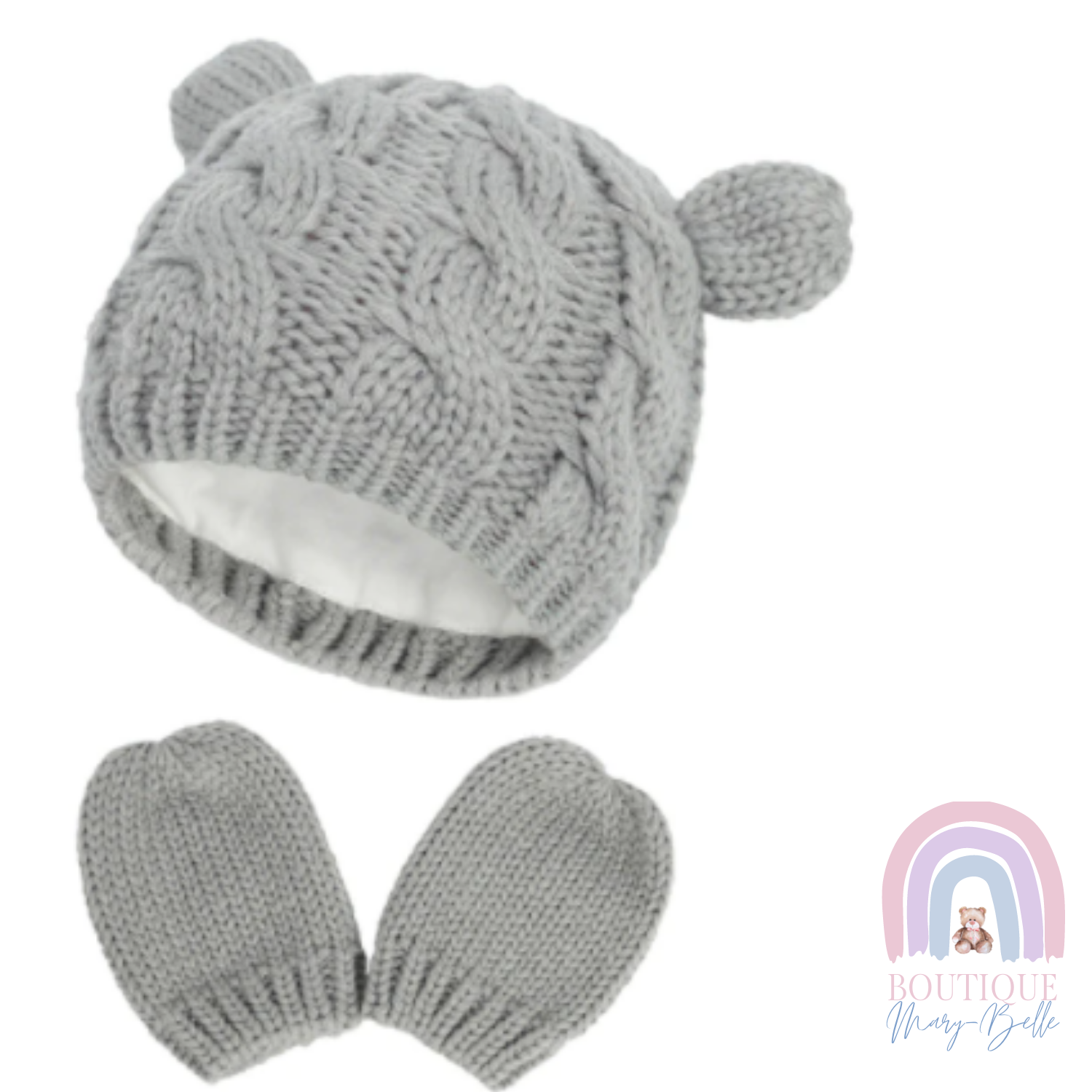 MARVIN WOOLEN MITTENS AND BEANIE