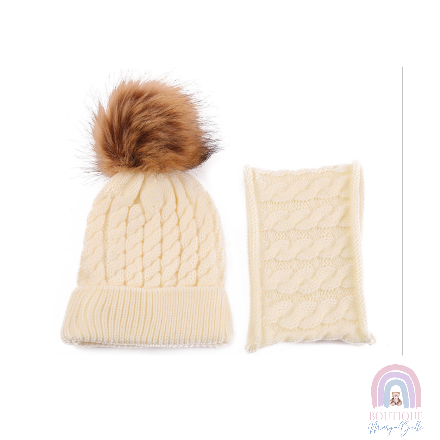 CANDICE BEANIE AND SCARF SET