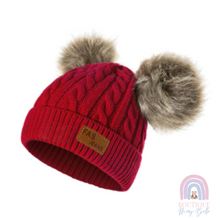 Load image into Gallery viewer, AMORY DOUBLE POM POM BEANIE
