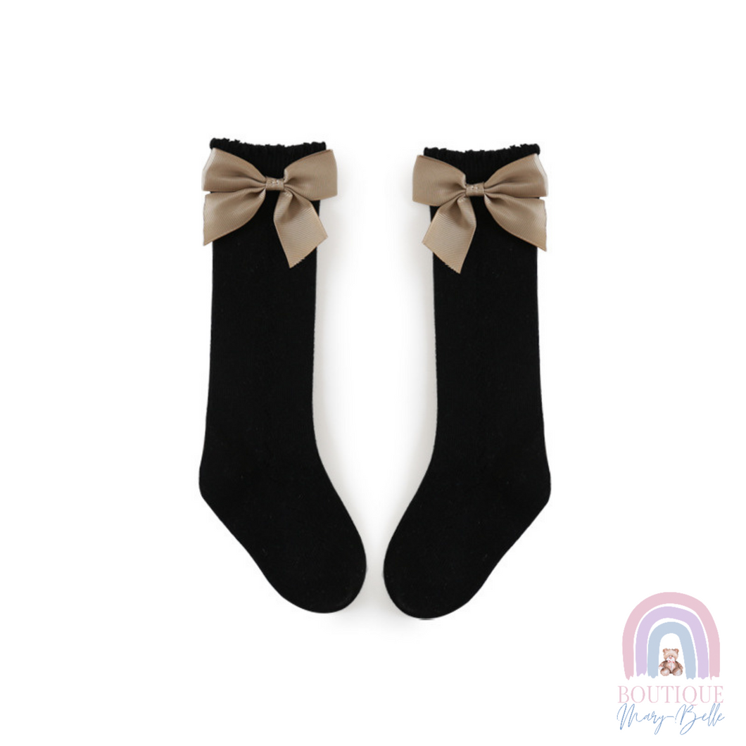 MADELINE KNITTED BOW SOCKS