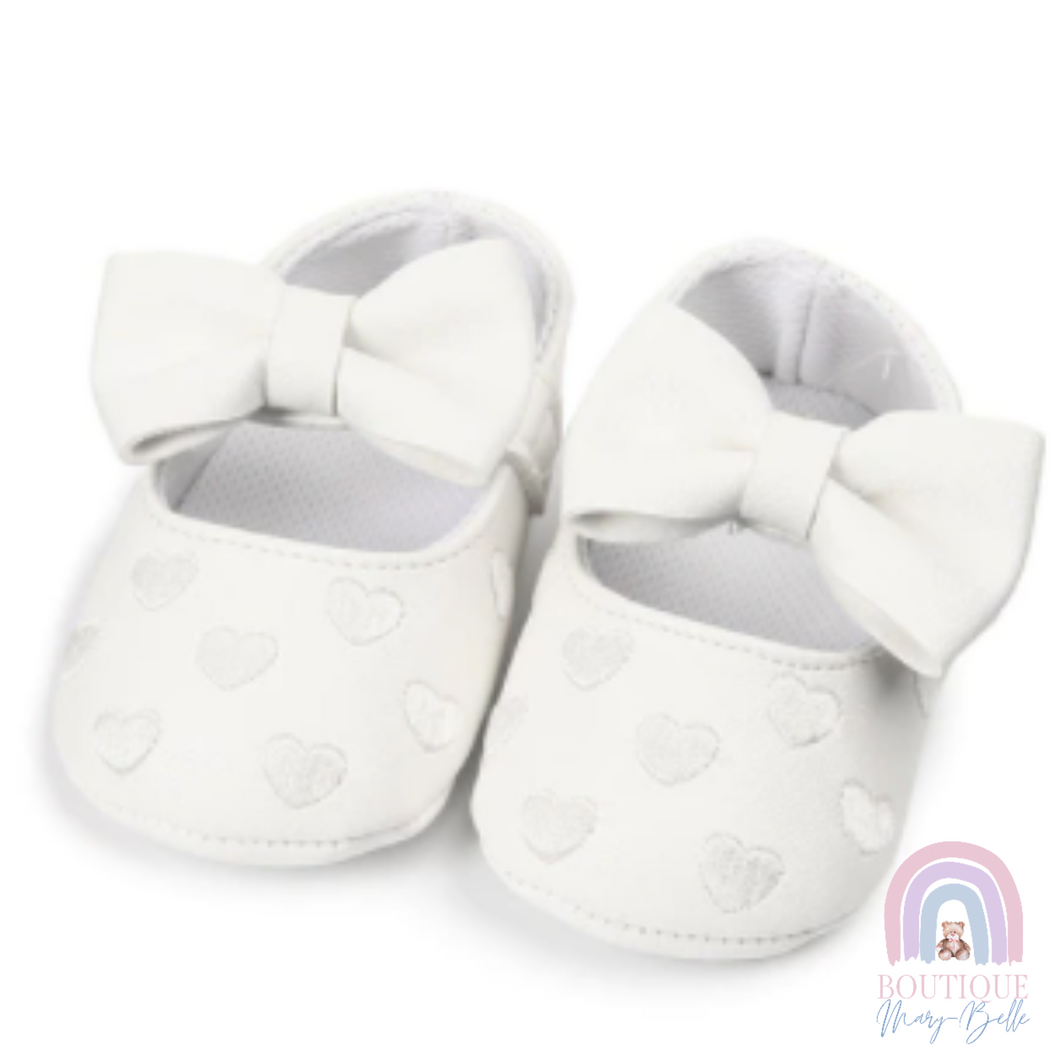 MILLIE HEART & BOW SHOES