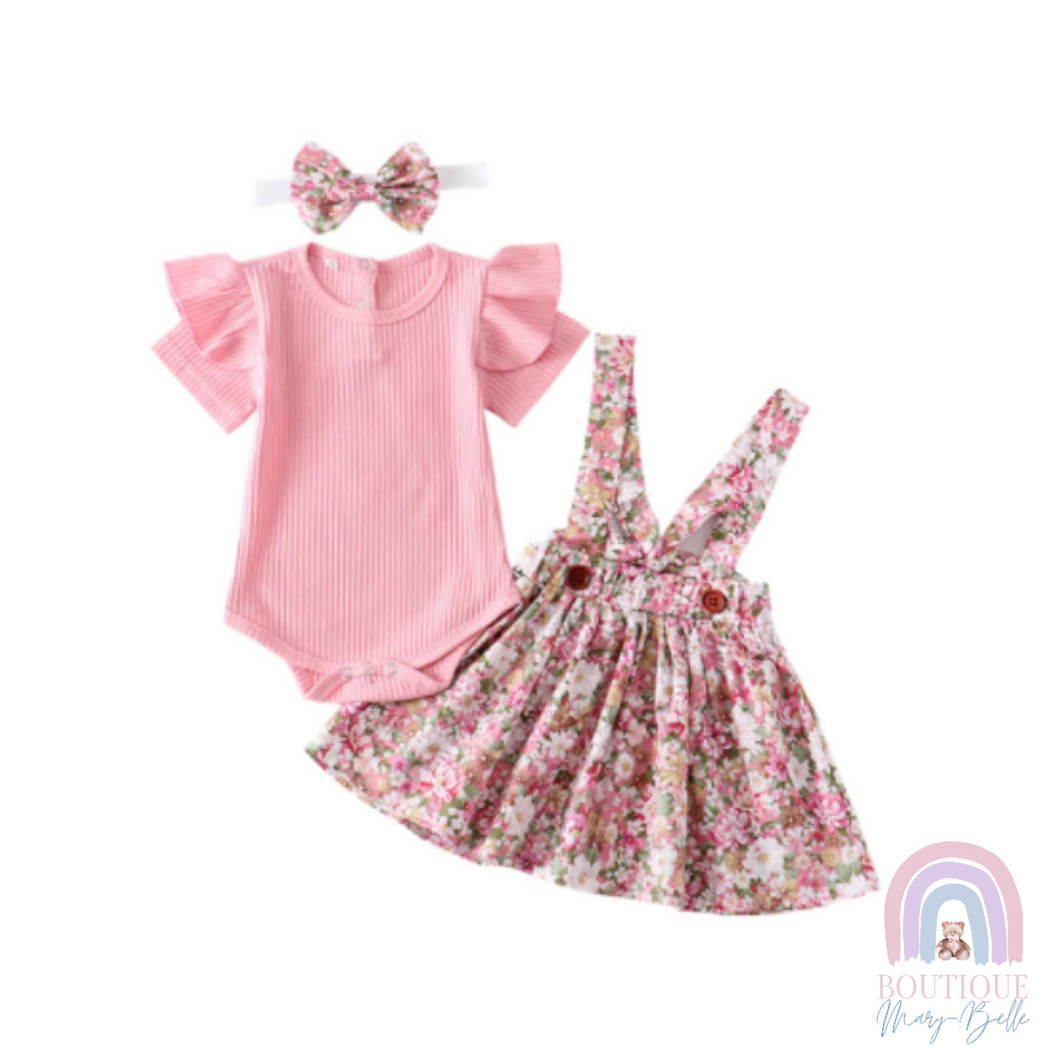 ALASKA DRESS, ROMPER AND HEADBAND SET