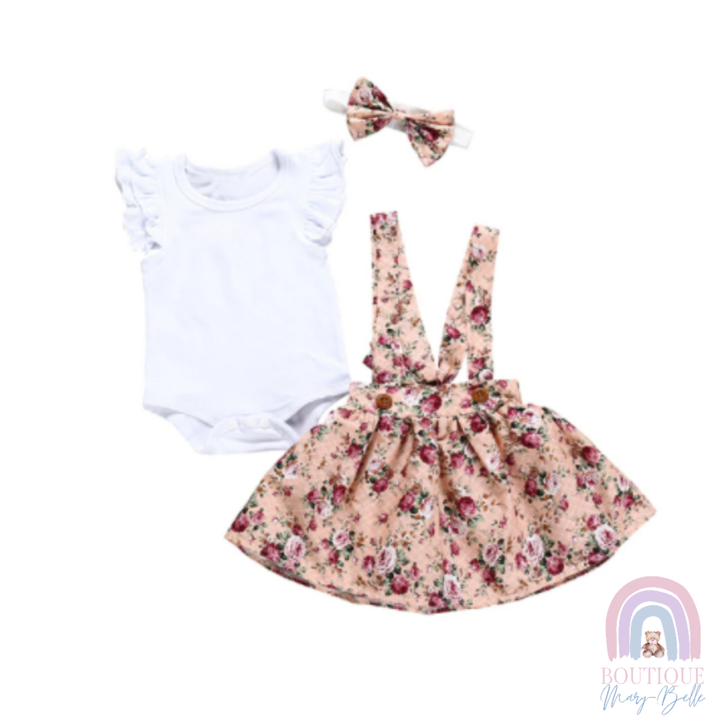 ADELINE DRESS, ROMPER & HEADBAND SET