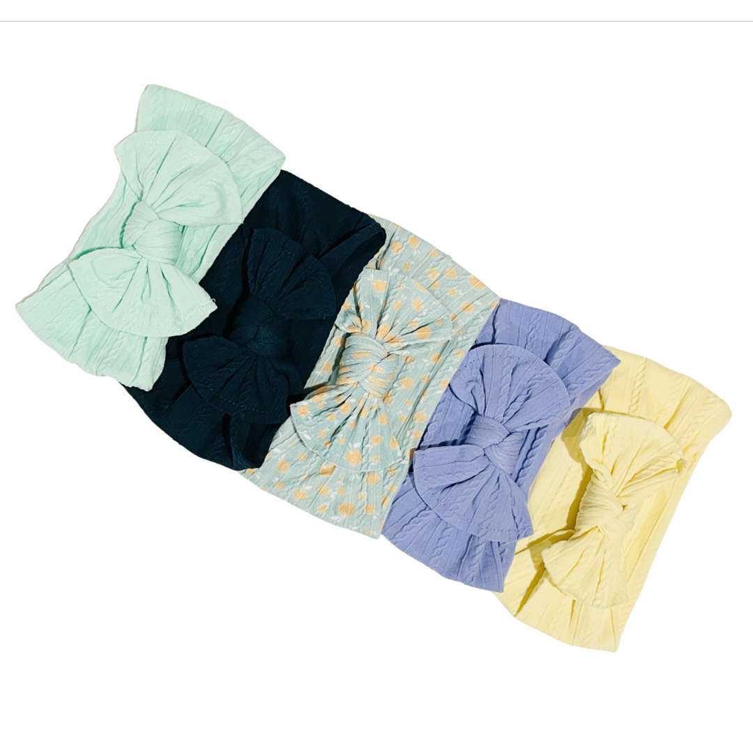 ROSE SET OF 5 HEADBANDS