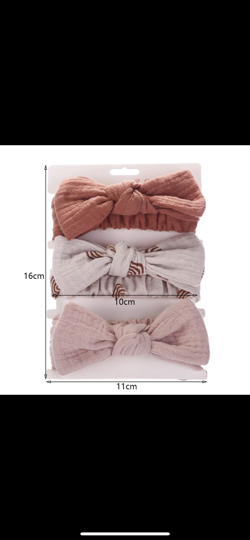 LETTIE 3 PIECE HEADBAND SETS