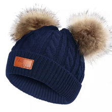 Load image into Gallery viewer, AMORY DOUBLE POM POM BEANIE
