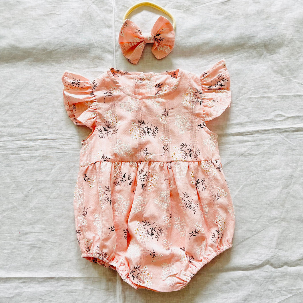 ELSY TWO PIECE ROMPER AND HEADBAND