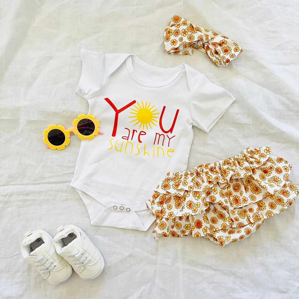 AMIRA SUN FLOWER 3 PEICE