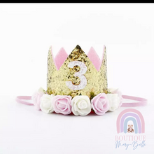 Load image into Gallery viewer, PRINCESS BIRTHDAY CROWN 3
