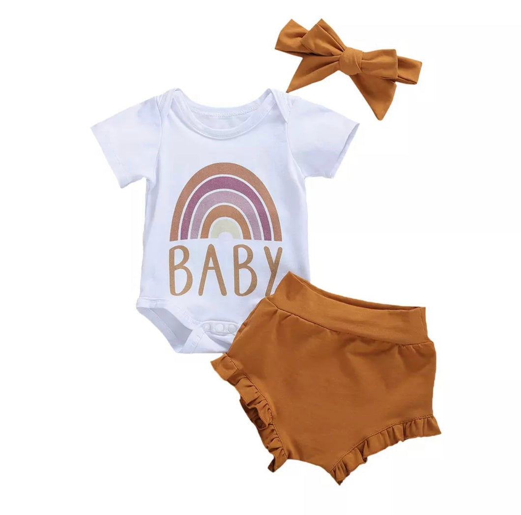 Rainbow Baby 3 piece