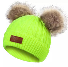 Load image into Gallery viewer, AMORY DOUBLE POM POM BEANIE
