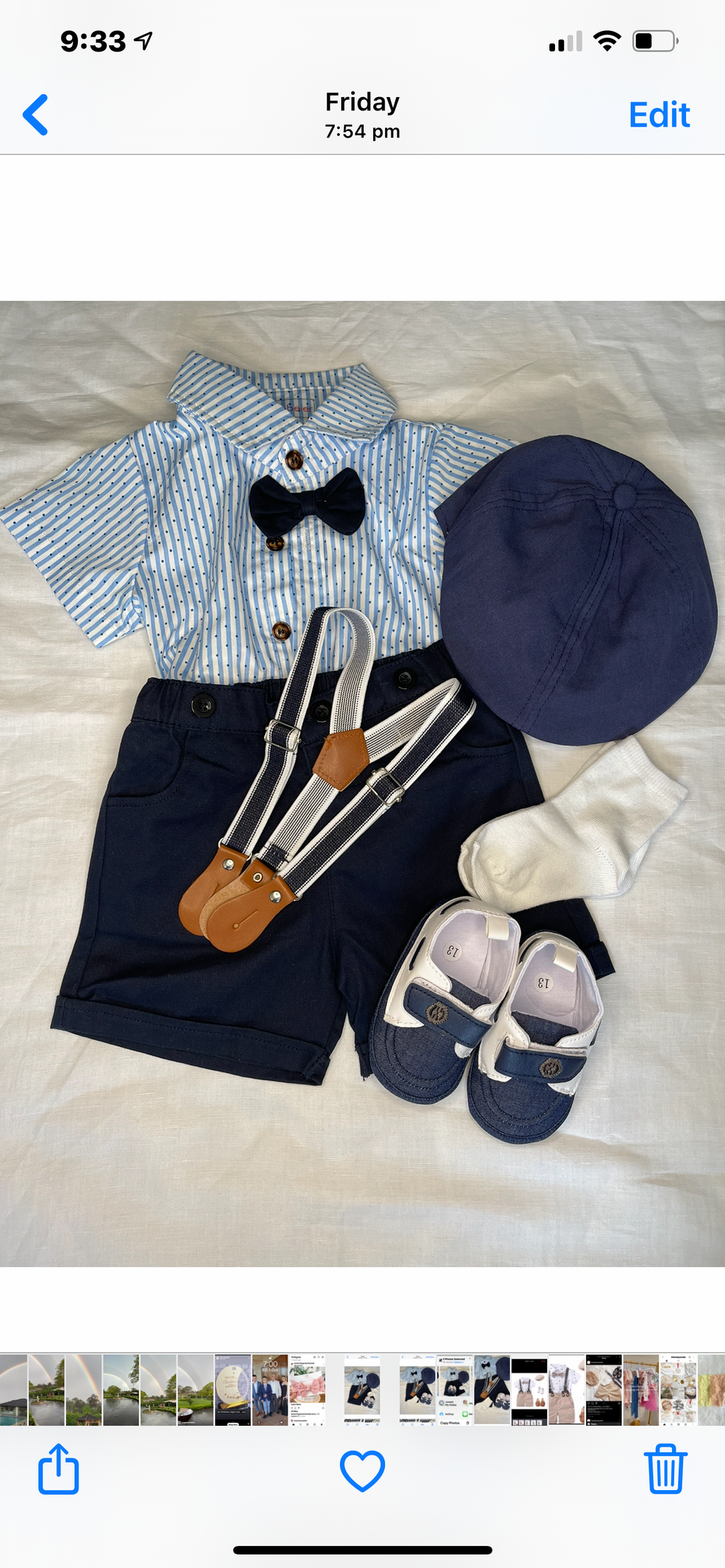 ZED 7 PIECE ENSEMBLE (blue and white shoes)