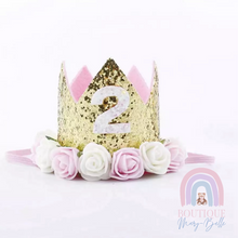 Load image into Gallery viewer, PRINCESS BIRTHDAY CROWN 2
