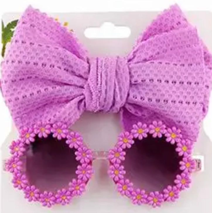 JEORGIE FLORAL SUNGLASSES