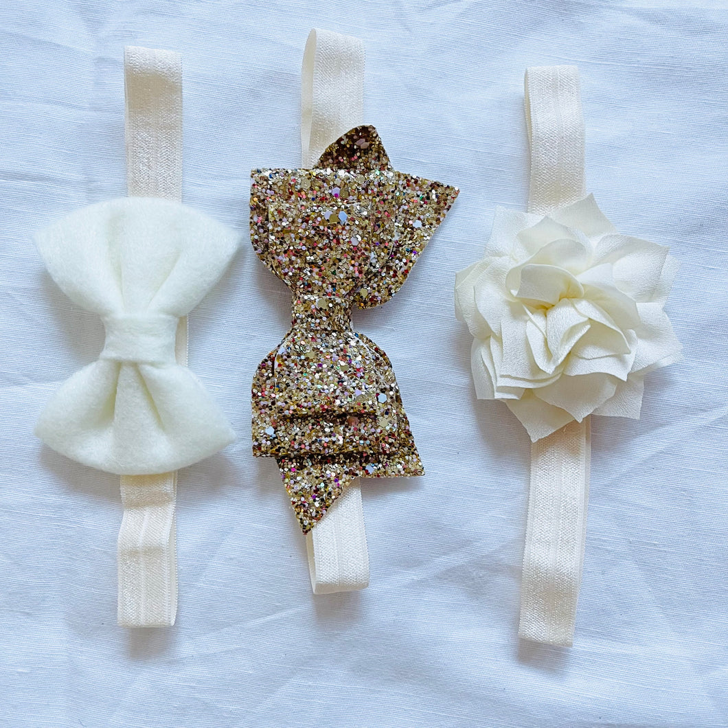 CLEO THREE PIECE HEADBAND SET (ELEVEN)