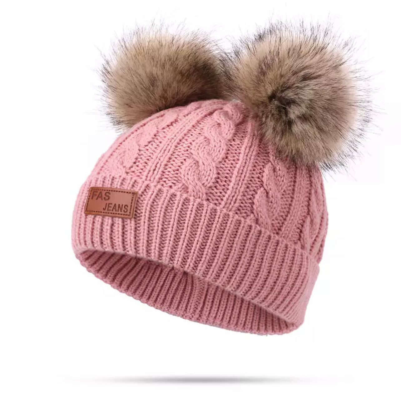 AMORY DOUBLE POM POM BEANIE
