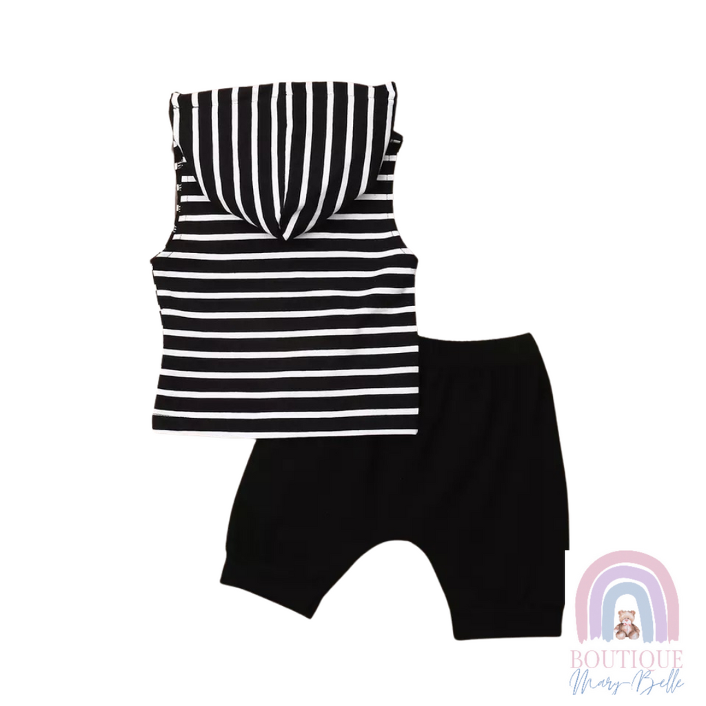 XANDER ROMPER AND HOODIE