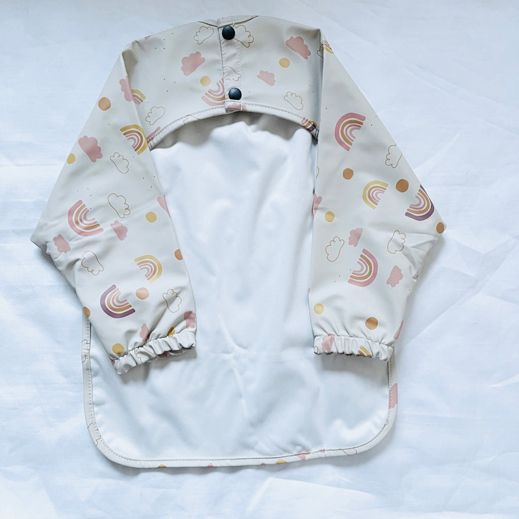 LONNIE BIB/SMOCK (RAINBOWS)