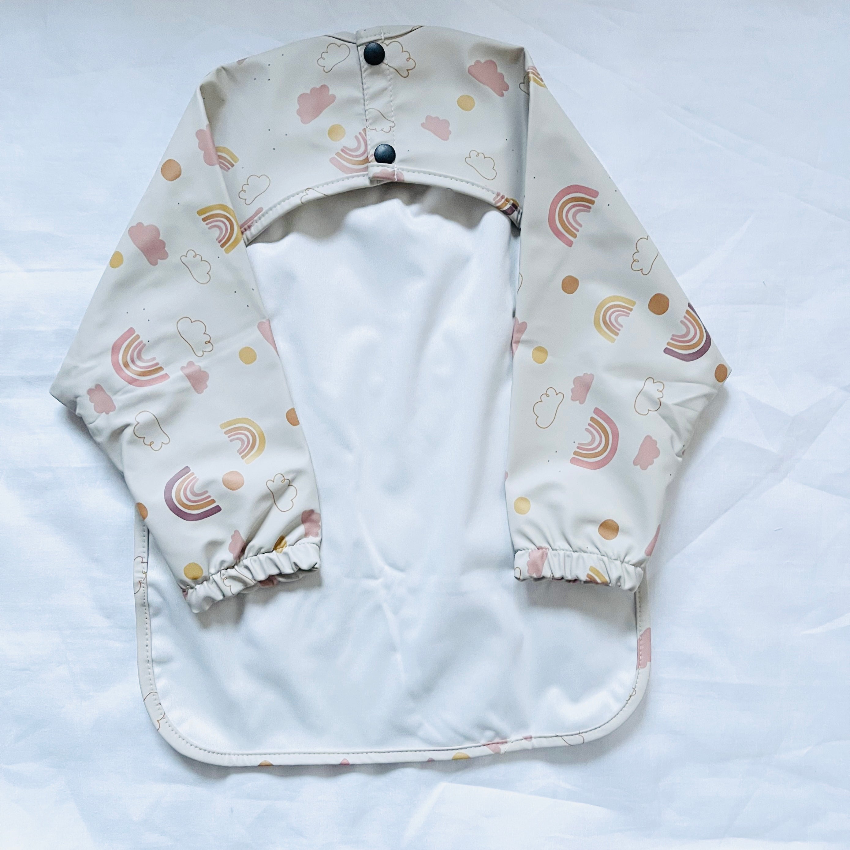 LONNIE BIB/SMOCK (RAINBOWS)