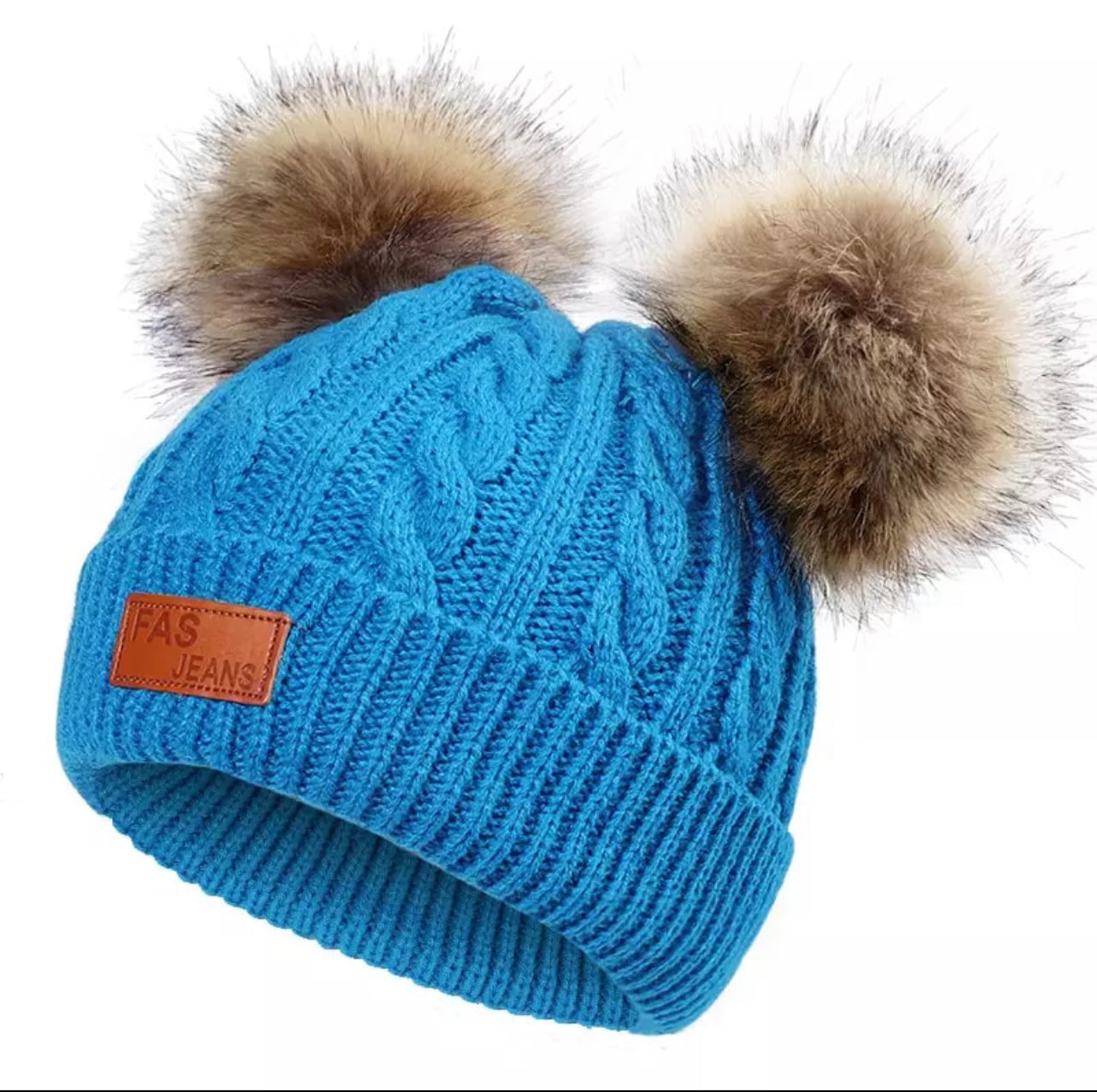 AMORY DOUBLE POM POM BEANIE