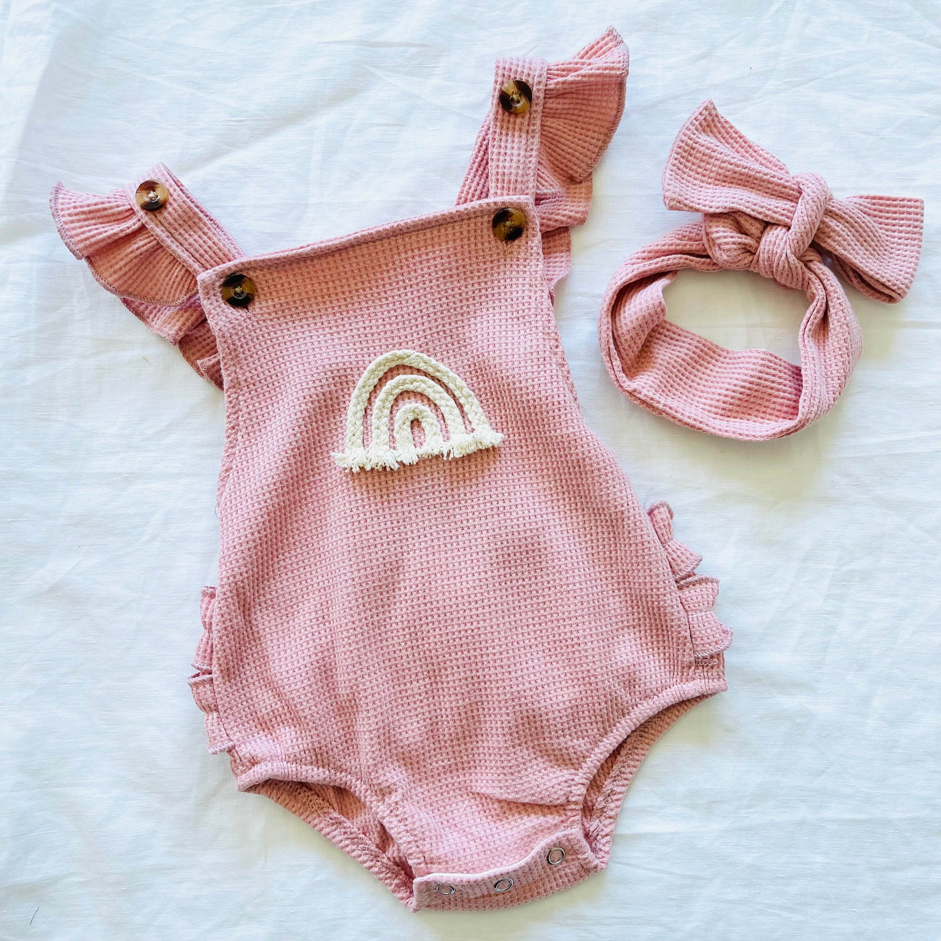 POLLY WAFFLE RAINBOW  (PINK)