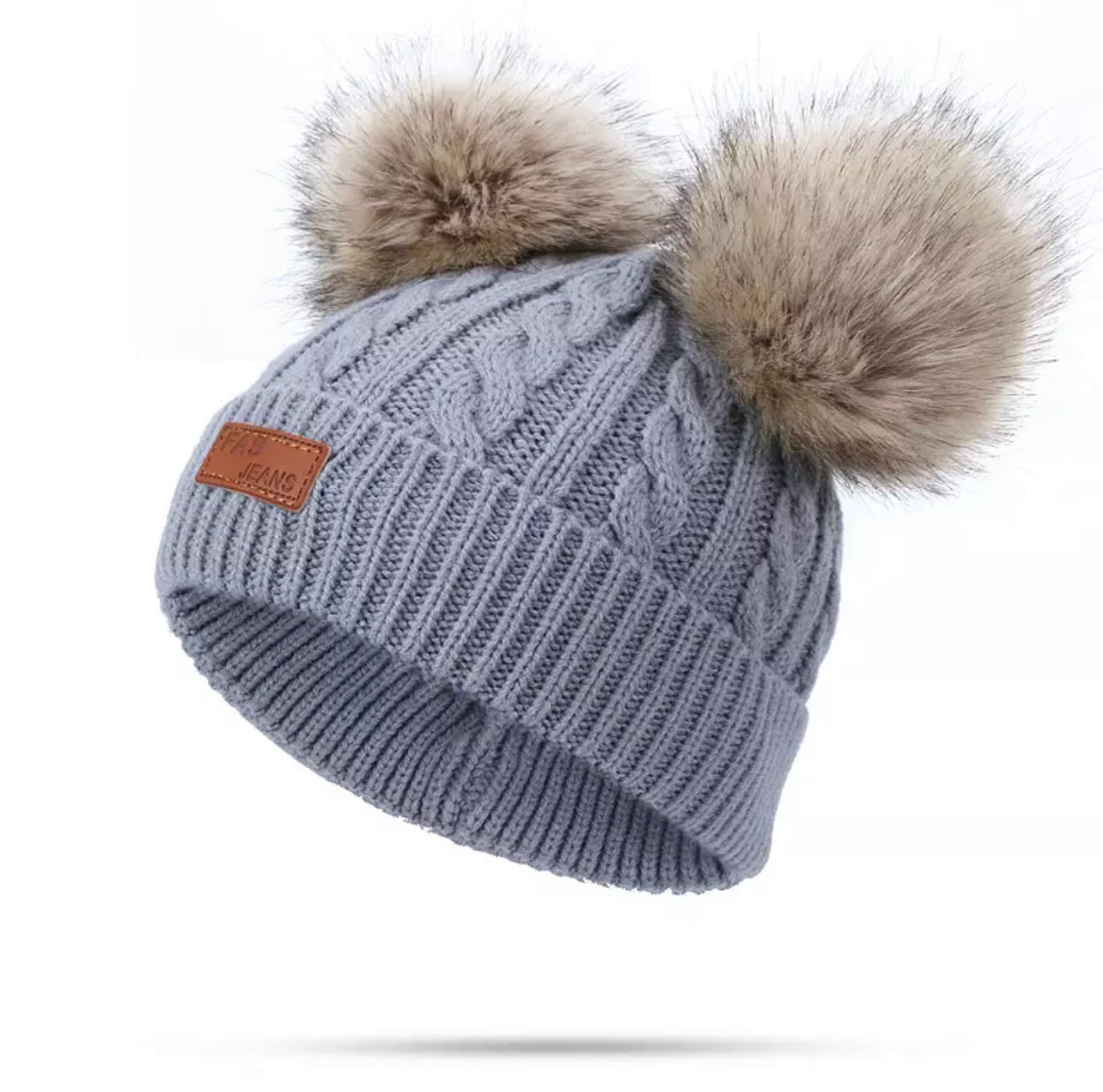 AMORY DOUBLE POM POM BEANIE