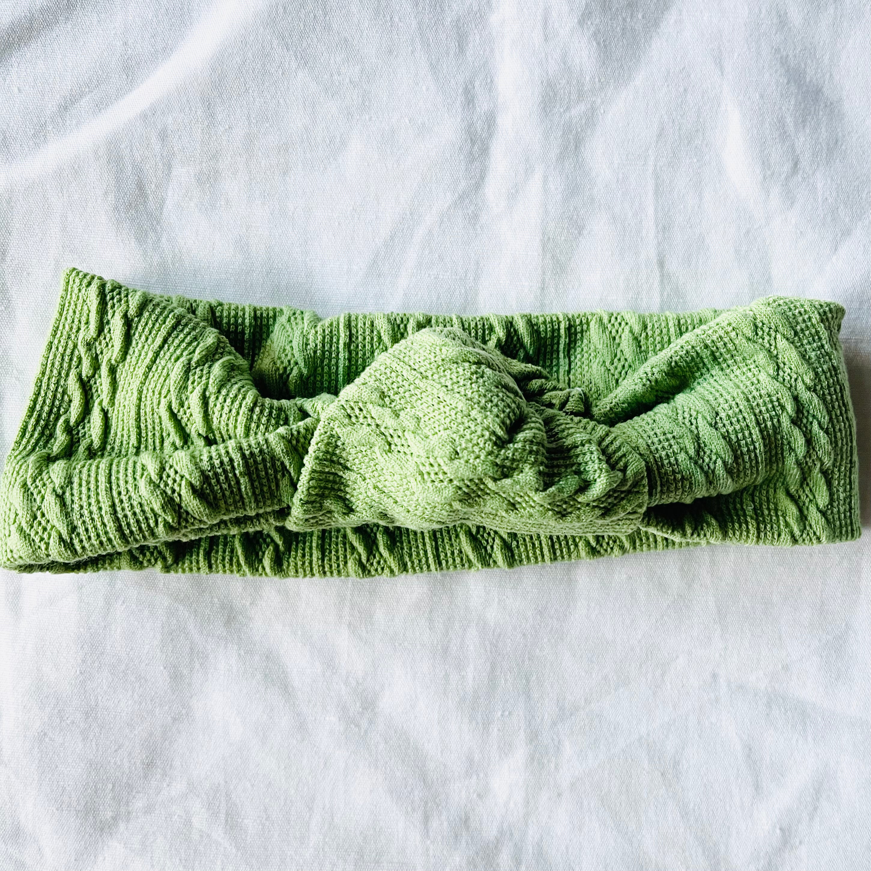 SHANNON WAFFLE KNOT BOW HEADBANDS